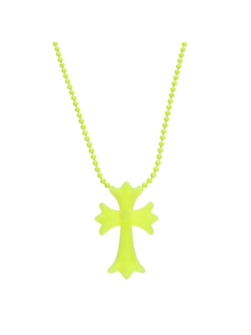 Chrome Hearts Fno Rubber CH Small CH Cross Fno Limited Silicone Necklace